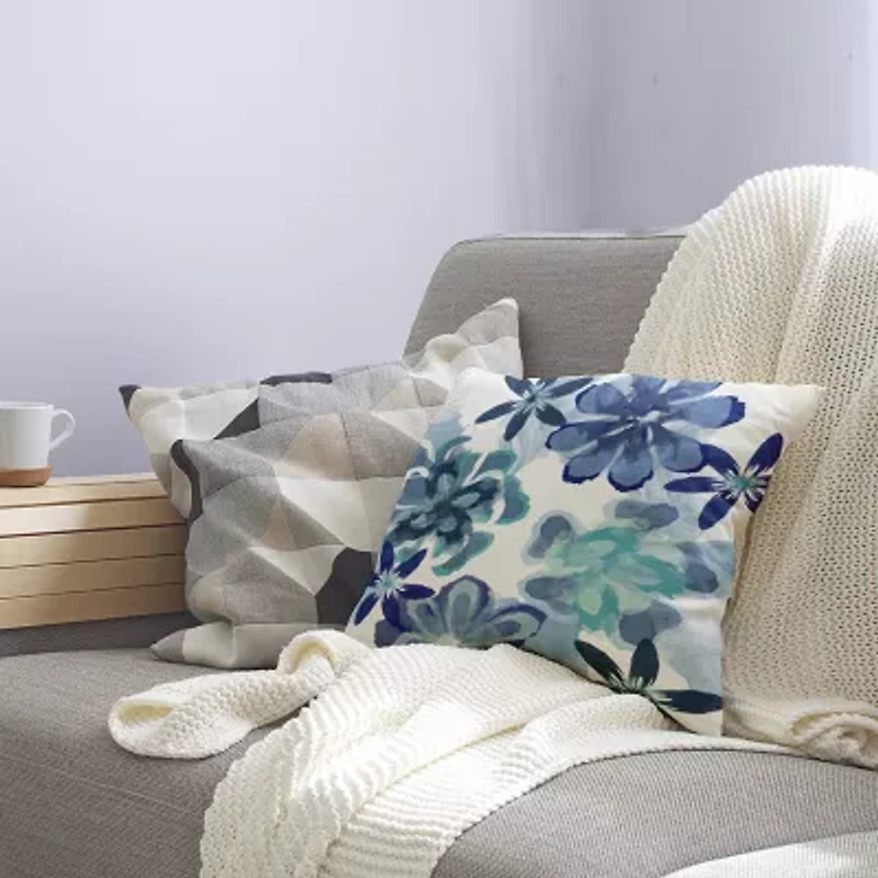 Ani Square Throw Pillow