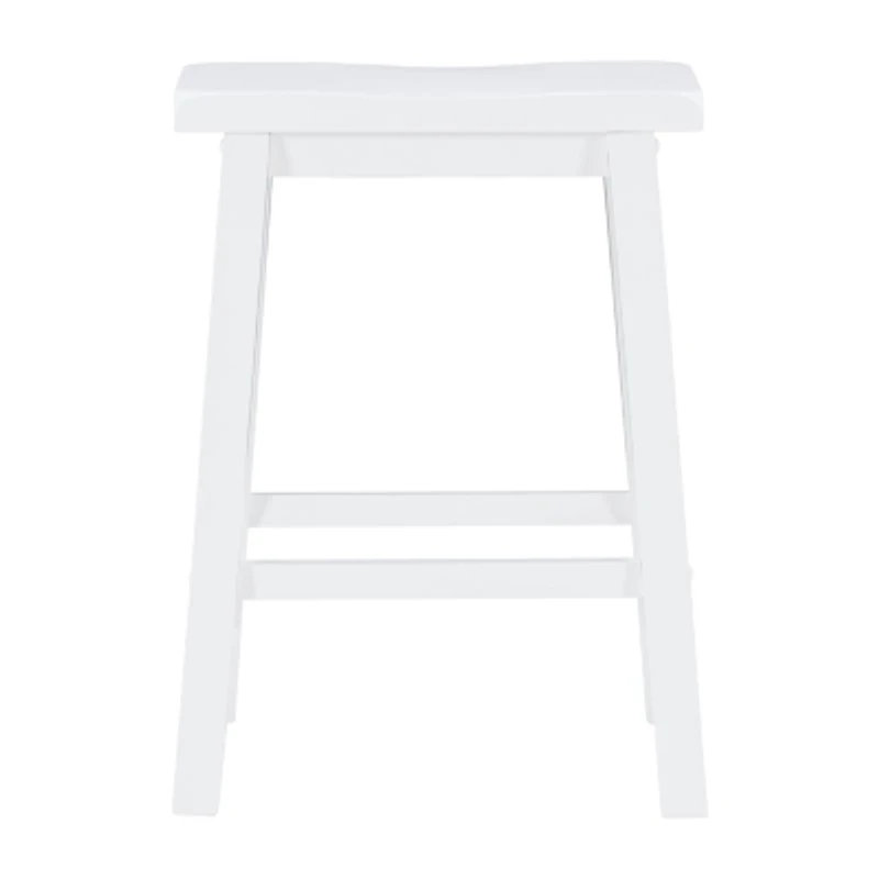 Barberry Counter Height Stool in Pure White