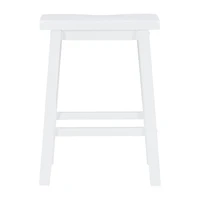 Barberry Counter Height Stool in Pure White