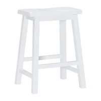 Barberry Counter Height Stool in Pure White