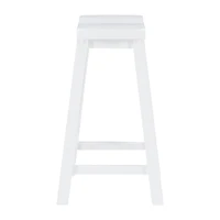 Barberry Counter Height Stool in Pure White