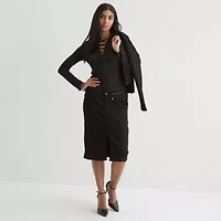 Bold Elements Womens V Neck Long Sleeve Blouse