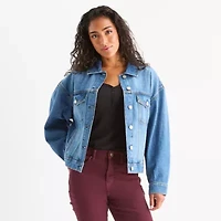 a.n.a Womens Denim Midweight Jacket