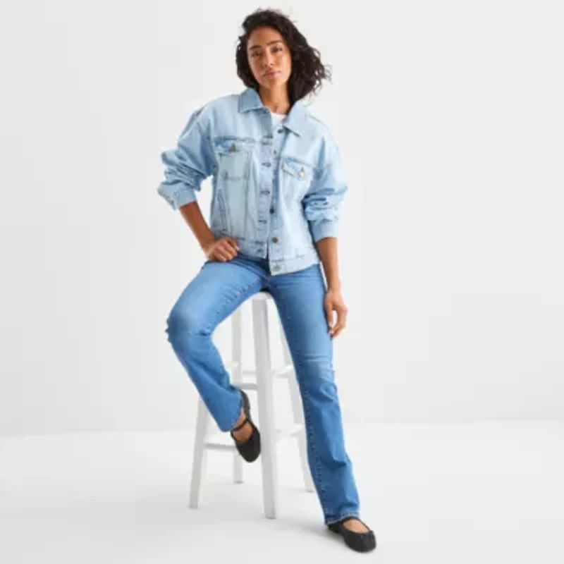 a.n.a Womens Denim Midweight Jacket