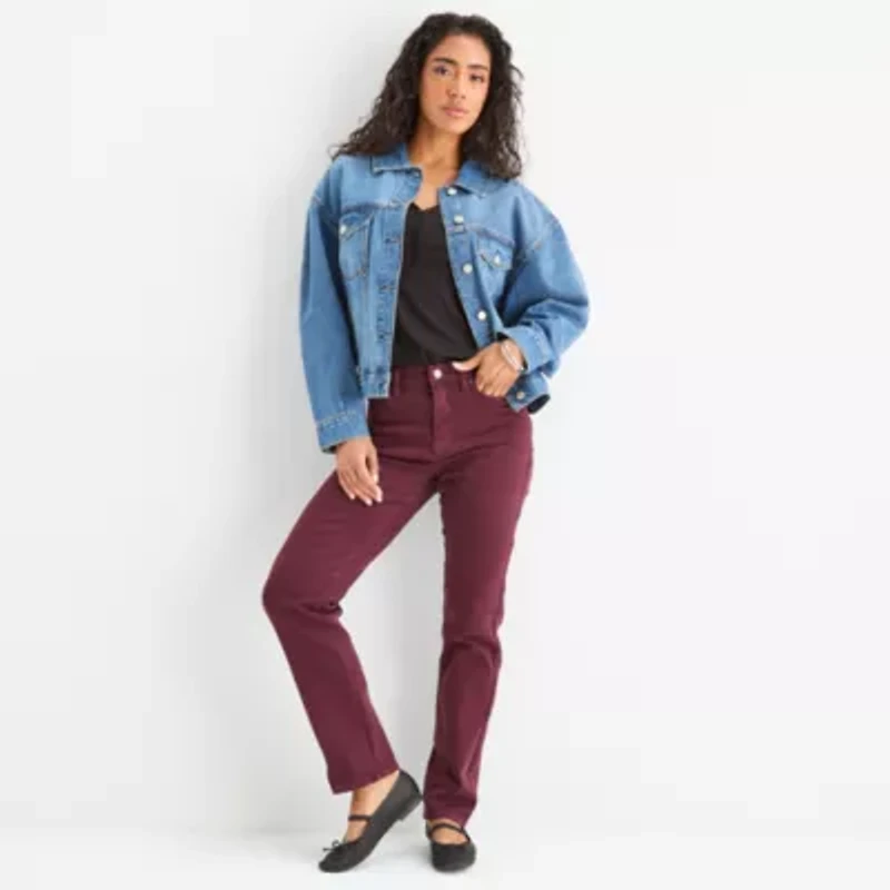 a.n.a Womens Denim Midweight Jacket