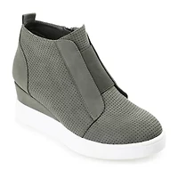 Journee Collection Womens Clara Wedge Sneaker