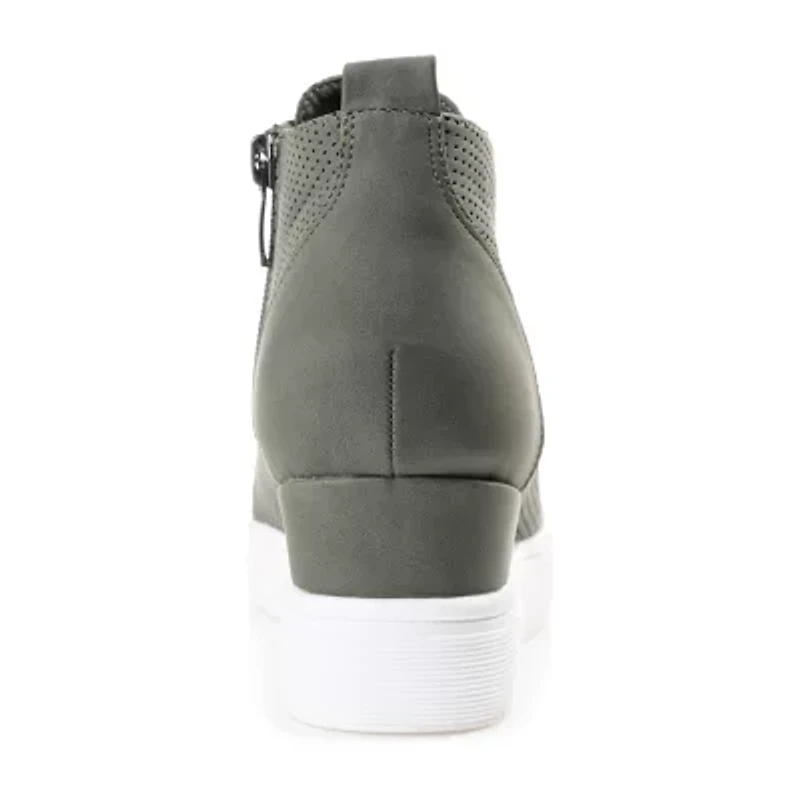 Journee Collection Womens Clara Wedge Sneaker