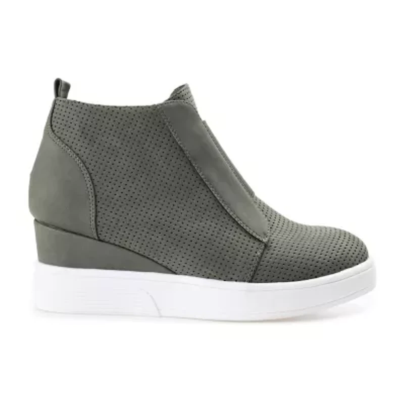 Journee Collection Womens Clara Wedge Sneaker