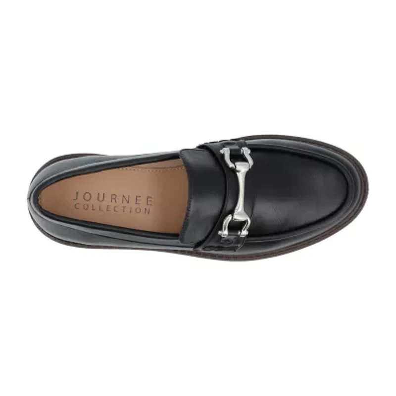 Journee Collection Jessamey Womens Moc Closed Toe Loafers