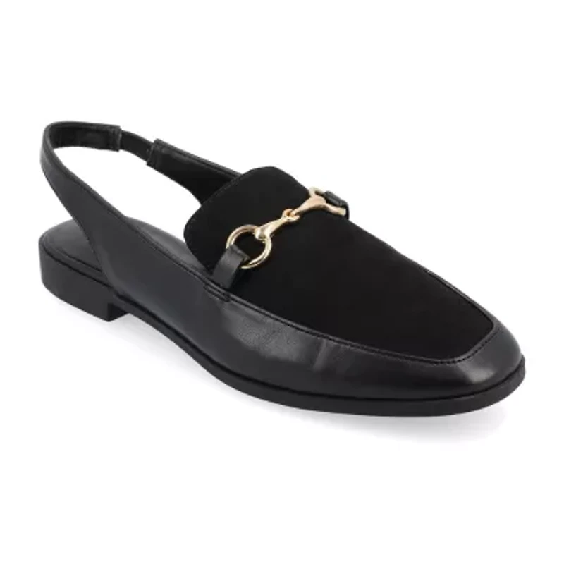 Journee Collection Lainey Womens Square Closed Toe Mules