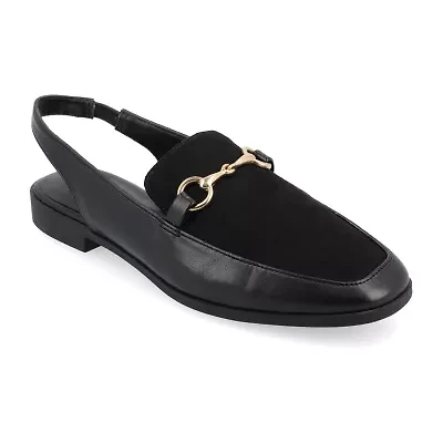 Journee Collection Lainey Womens Square Closed Toe Mules