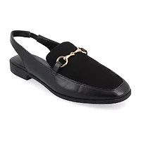 Journee Collection Lainey Womens Square Closed Toe Mules