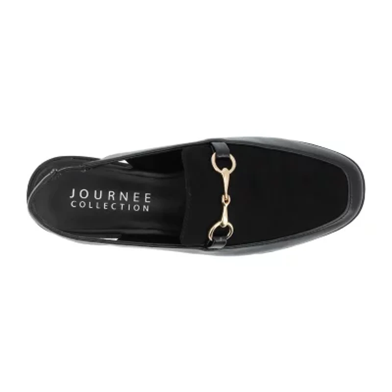 Journee Collection Lainey Womens Square Closed Toe Mules