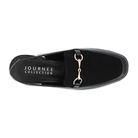 Journee Collection Lainey Womens Square Closed Toe Mules