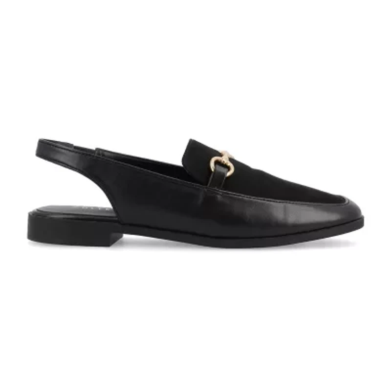 Journee Collection Lainey Womens Square Closed Toe Mules