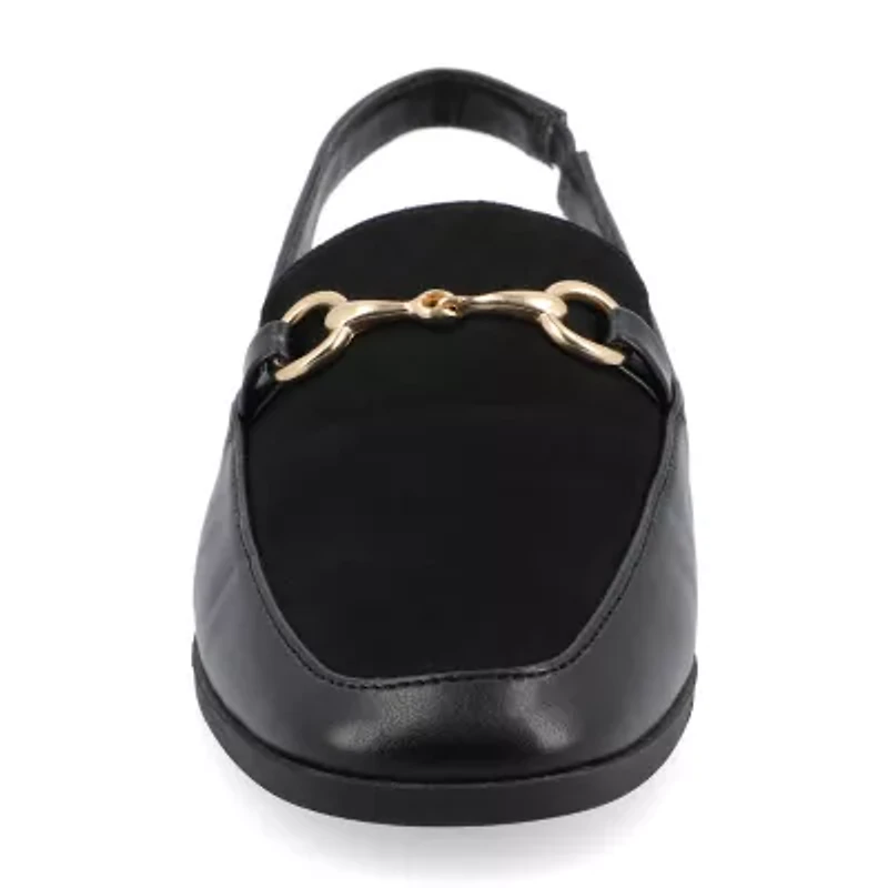 Journee Collection Lainey Womens Square Closed Toe Mules