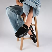 Journee Collection Lainey Womens Square Closed Toe Mules