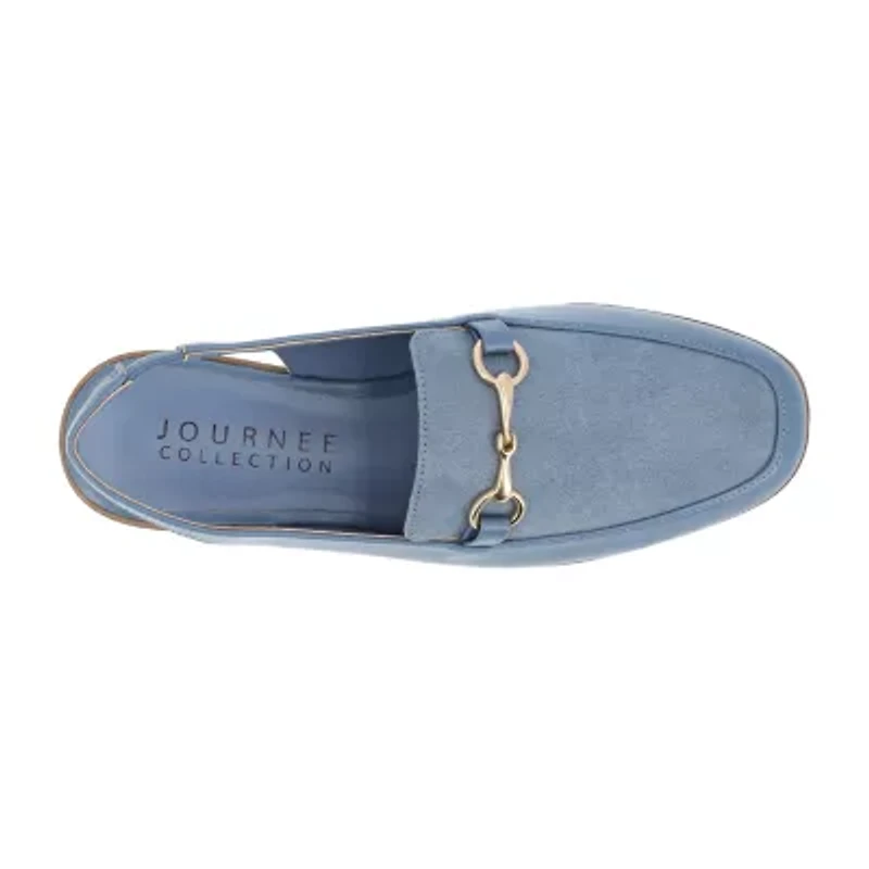 Journee Collection Lainey Womens Square Closed Toe Mules