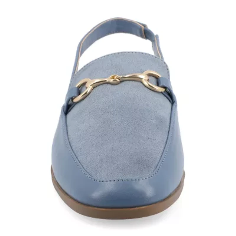 Journee Collection Lainey Womens Square Closed Toe Mules