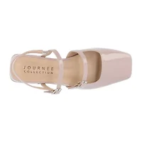 Journee Collection Gretchenn Womens Square Closed Toe Mary Jane Shoes