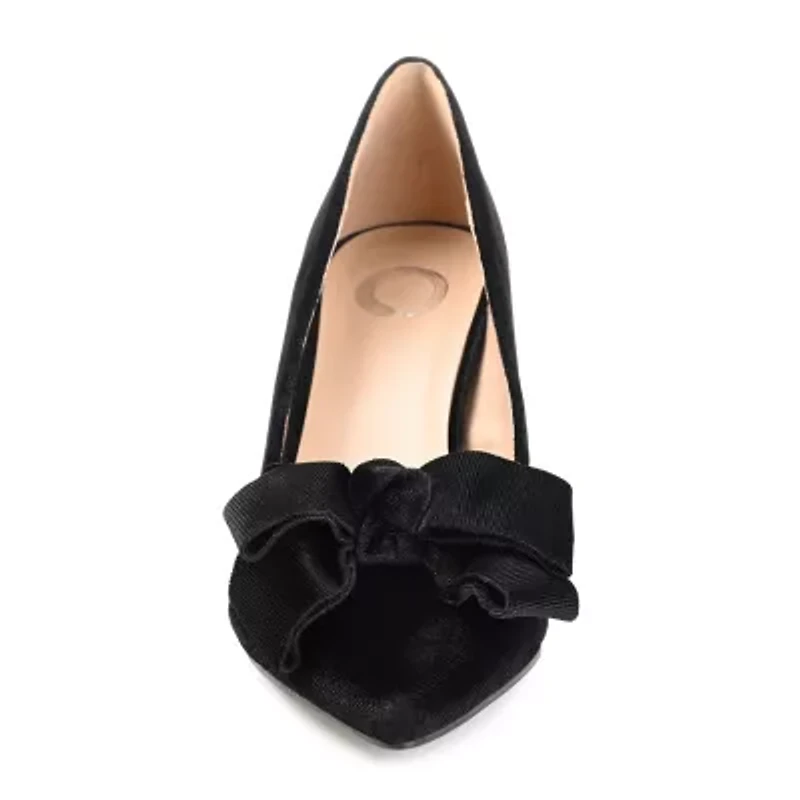 Journee Collection Crystol Womens Pointed Closed Toe Stiletto Heel Pumps