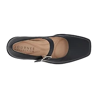 Journee Collection Gladys Womens Square Closed Toe Block Heel Pumps