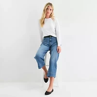 a.n.a Womens Tall Round Neck Long Sleeve T-Shirt