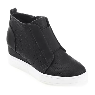 Journee Collection Womens Clara Wedge Sneaker