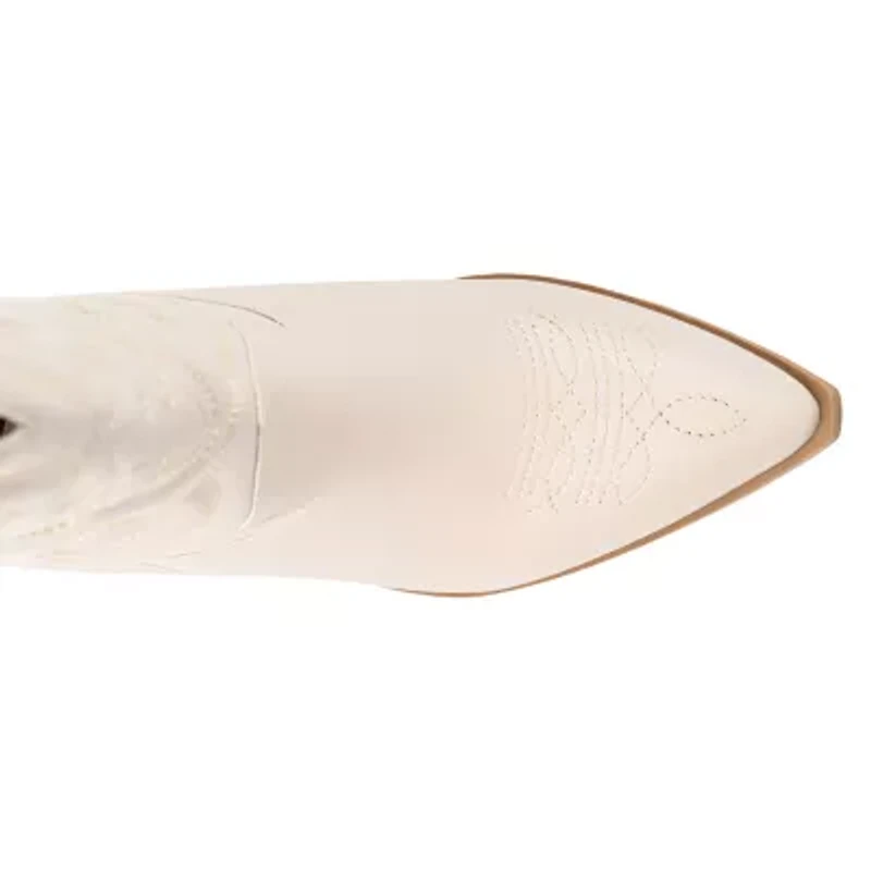 Journee Collection Womens Chantry Stacked Heel Dress Boots