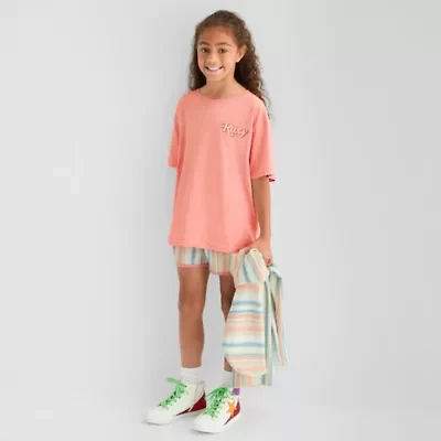 Roxy Big Girls Crew Neck Short Sleeve Graphic T-Shirt