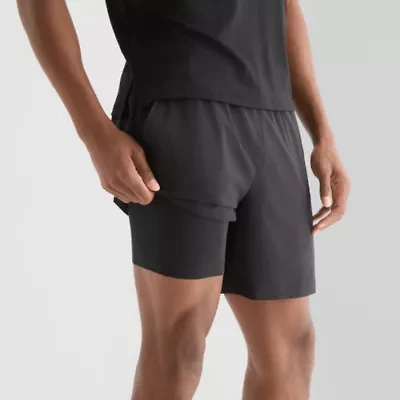 Xersion 2-In-1 Mens 6" Running Short