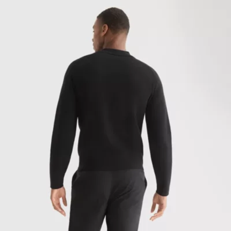 Stylus Mens Long Sleeve Pullover Sweater