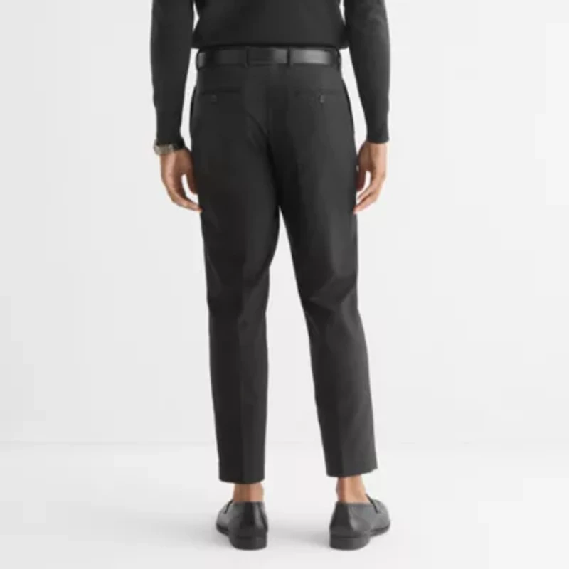 J. Ferrar Mens Slim Fit Cropped Pant