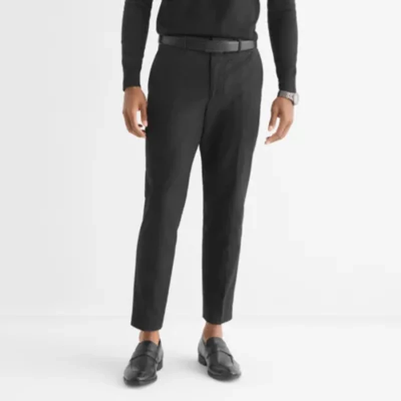 J. Ferrar Mens Slim Fit Cropped Pant