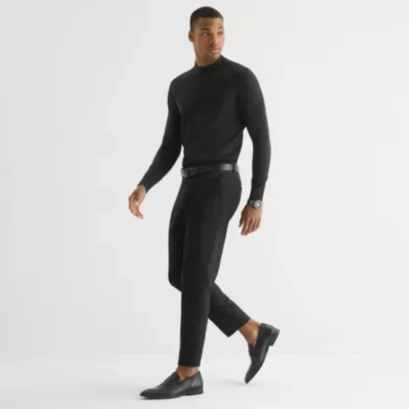 J. Ferrar Mens Slim Fit Cropped Pant