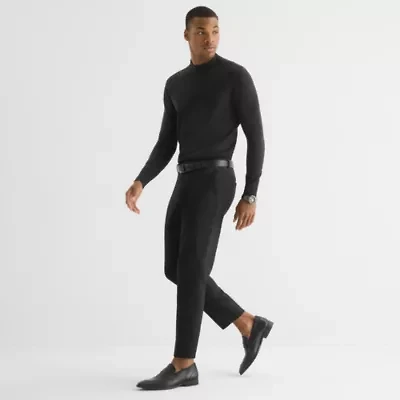 J. Ferrar Mens Slim Fit Cropped Pant