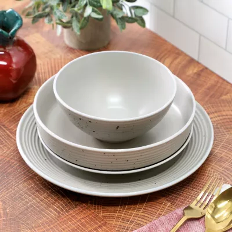 Elama 20pc Dinnerware Set 20-pc. Stoneware Dinnerware Set