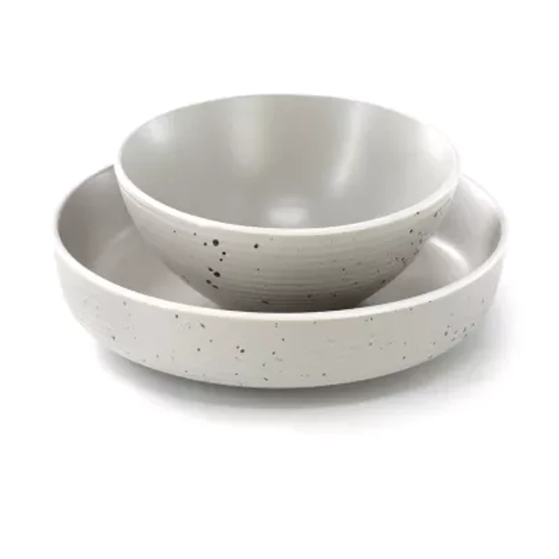 Elama 20pc Dinnerware Set 20-pc. Stoneware Dinnerware Set