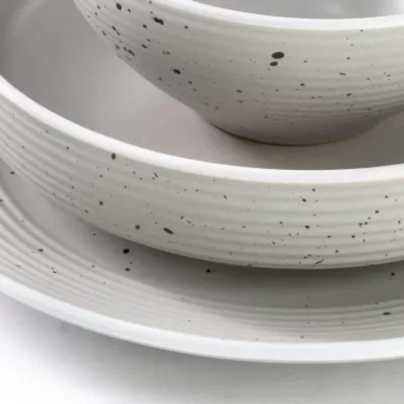 Elama 20pc Dinnerware Set 20-pc. Stoneware Dinnerware Set