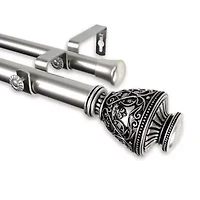 Rod Desyne Veda 1" Double Adjustable Curtain