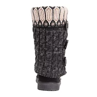 Muk Luks Womens Cheryl Pull-on Booties