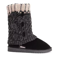 Muk Luks Womens Cheryl Pull-on Booties