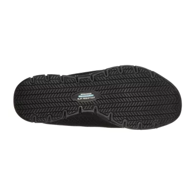 Skechers Bronaugh Womens Round Closed Toe Work Shoes
