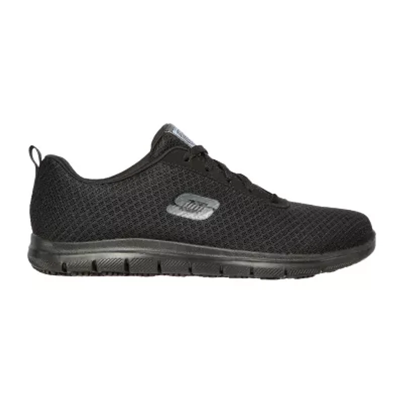 Skechers Bronaugh Womens Round Closed Toe Work Shoes