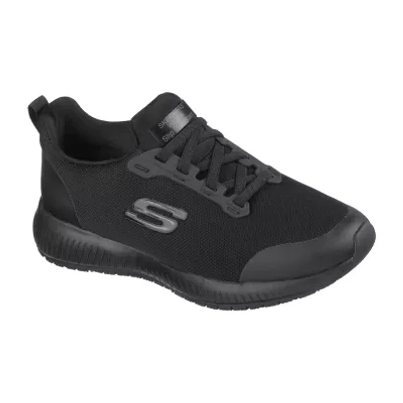 Skechers Squad Slip Resistent Womens Round Work Shoes