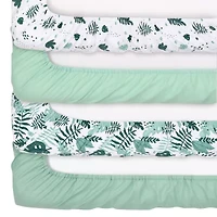 The Peanutshell Botanical 4-pc. Crib Sheet