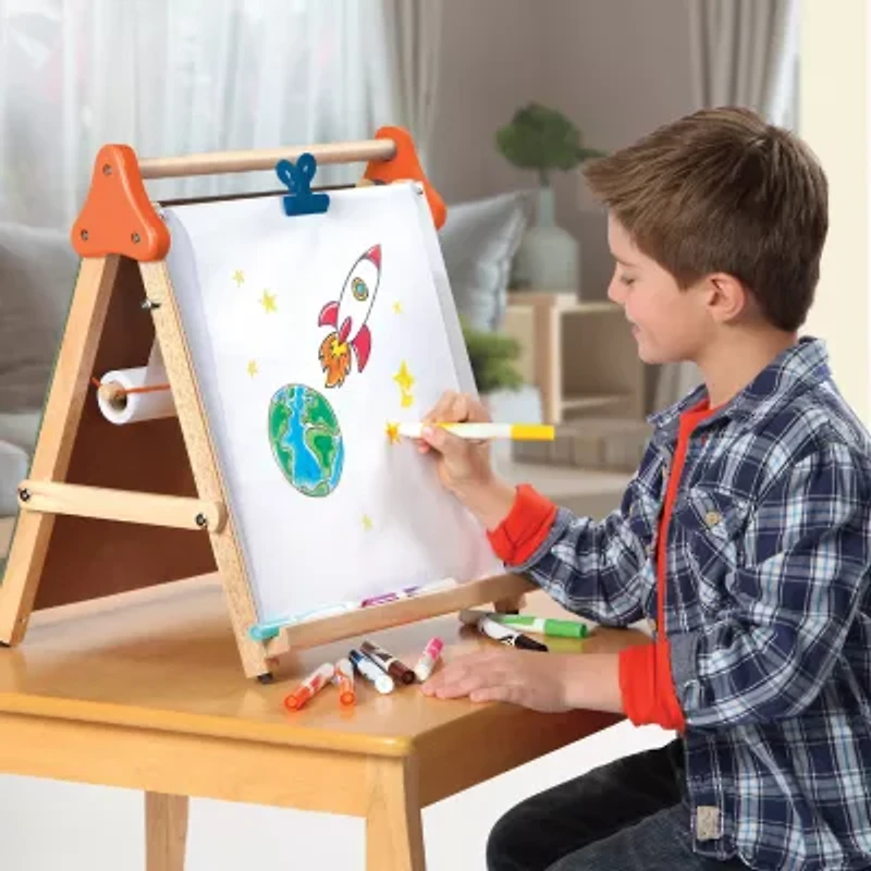 Discovery Kids Tabletop Easel 3-in-1 Art Center