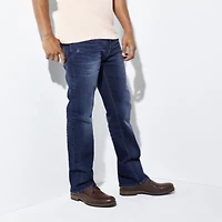 Arizona 360 Advance Flex Denim Mens Straight Leg Bootcut Jean