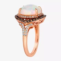 Le Vian® Grand Sample Sale™ Ring featuring 2 1/3 CT. Neopolitan Opal™ 1/3 CT. Chocolate Diamonds® 3/8 CT. Nude Diamonds™ set in 14K Strawberry Gold®