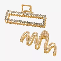 Bijoux Bar Rhinestone 2-pc. Hair Clip
